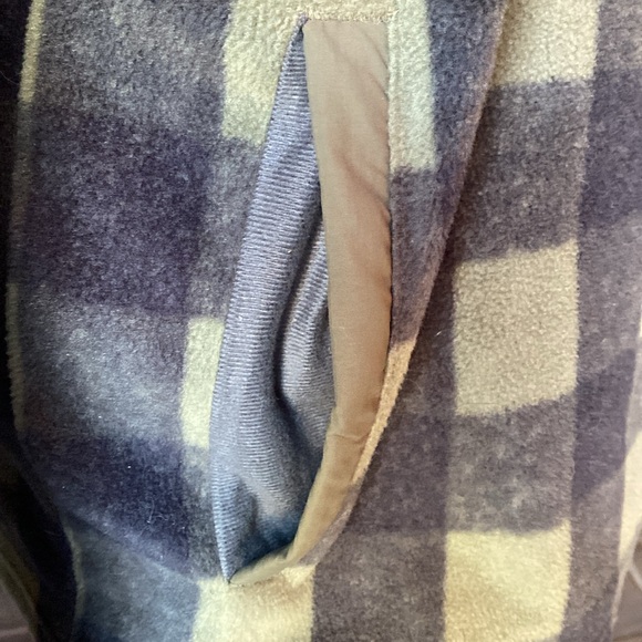 Columbia fleece zip up plaid jacket size large - Picture 4 of 7